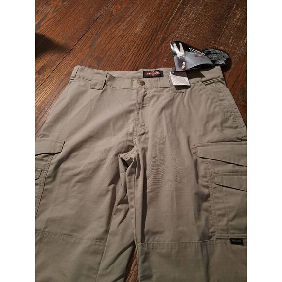 New TRU-SPEC Size 16 24-7 Series Ripstop Cargo Tactical Work Pants Tan Khaki NWT - Picture 4 of 11